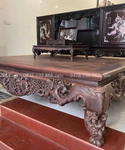 Sập Ngũ Phúc Chân Hươu Gỗ Gụ