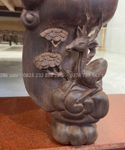 Sập Ngũ Phúc Chân Hươu Gỗ Gụ