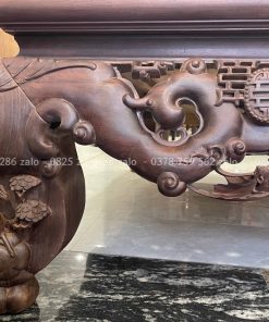 Sập Ngũ Phúc Chân Hươu Gỗ Gụ