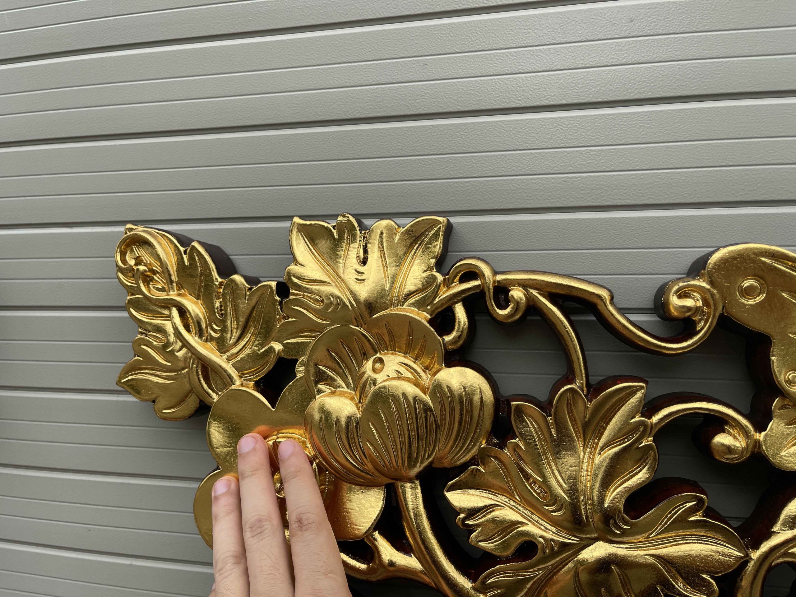 Tranh Chữ Tâm Phúc - Lộc Thọ - Tâm Đức Thiếc Vàng