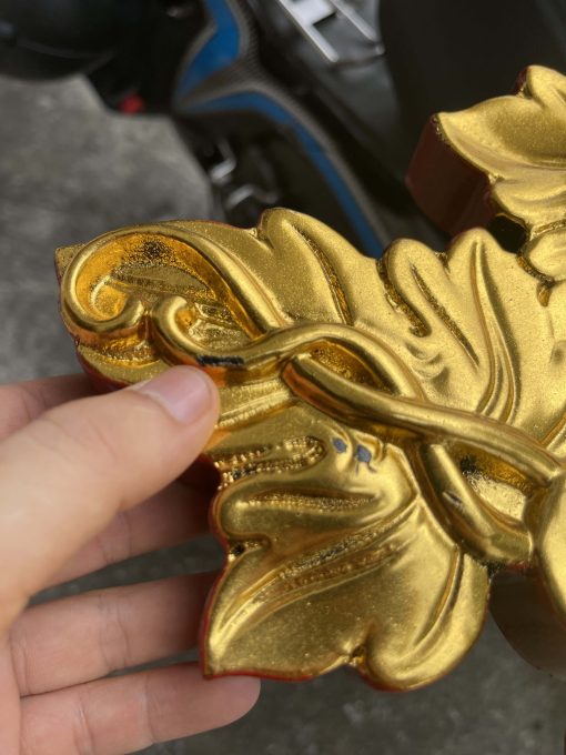 Tranh Chữ Tâm Phúc - Lộc Thọ - Tâm Đức Thiếc Vàng