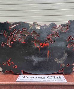 Tranh Chữ Tâm Phúc - Lộc Thọ - Tâm Đức Thiếc Vàng
