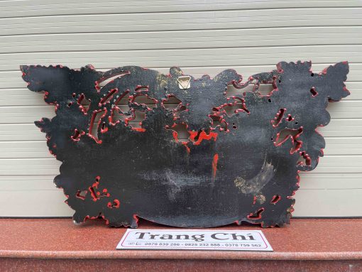 Tranh Chữ Tâm Phúc - Lộc Thọ - Tâm Đức Thiếc Vàng
