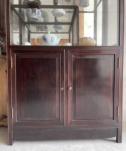 Tủ Bày Đồ Gỗ Trắc Lối Tàu Có Kính