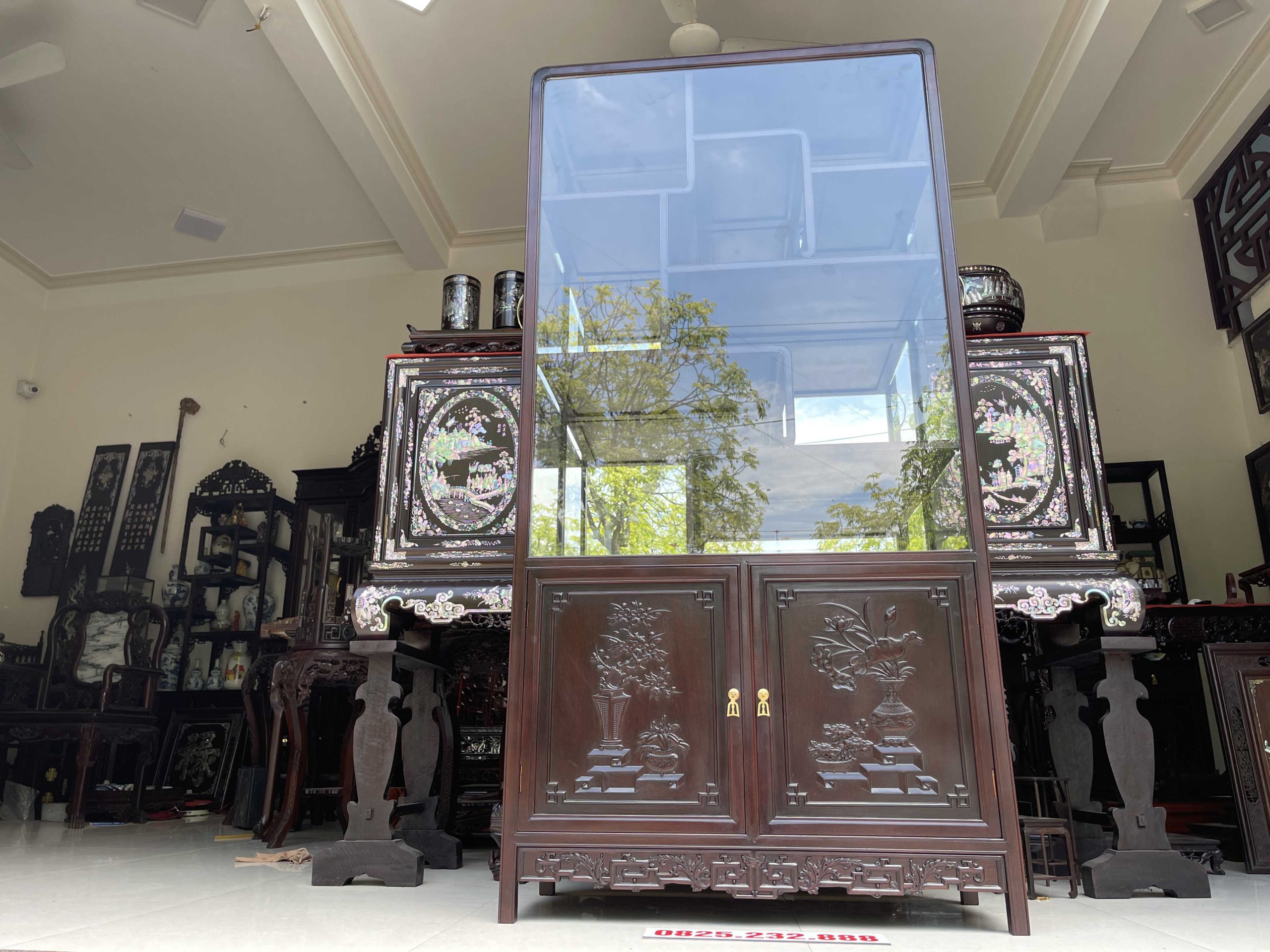 Tủ Bày Đồ Hàng Đặt Làm Theo Kích Thước 180 x 90 x 40