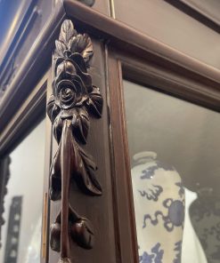 Tủ Bày Đồ Louis 2 Thớt Có Kính