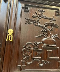 Tủ Bày Đồ Louis 2 Thớt Có Kính