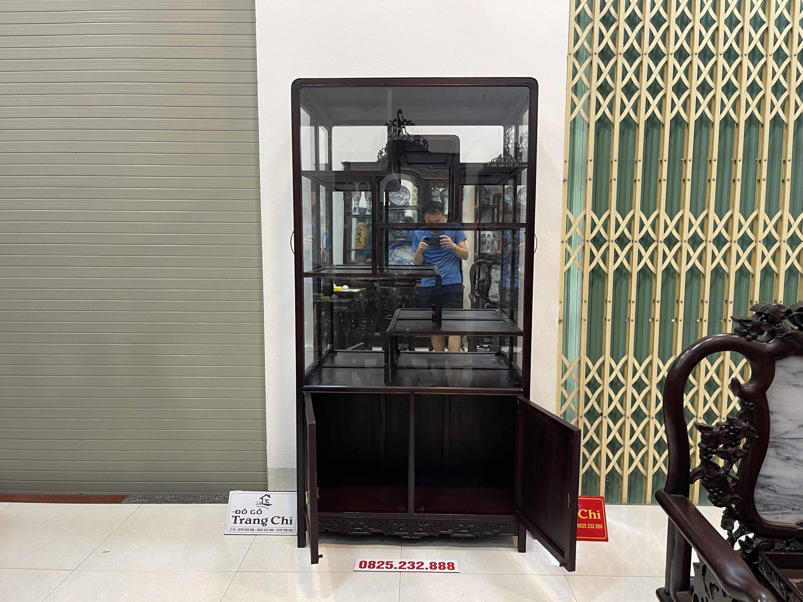 Tủ Bày Đồ Hàng Đặt Làm Theo Kích Thước 180 x 90 x 40