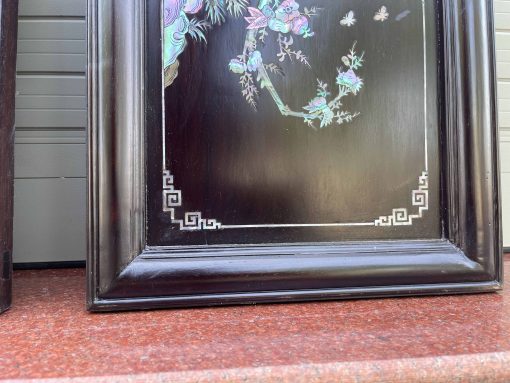 Bộ Tranh Tứ Qúy Khảm Bốn Mùa Gỗ Gụ