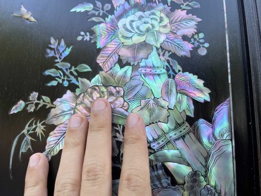 Bộ Tranh Tứ Qúy Khảm Bốn Mùa Gỗ Gụ