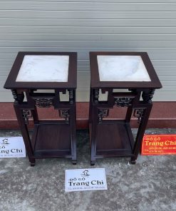 Cặp Đôn Triện Vuông Bày Đồ Lối Tàu