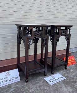 Cặp Đôn Triện Vuông Bày Đồ Lối Tàu