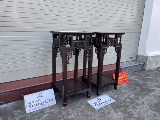 Cặp Đôn Triện Vuông Bày Đồ Lối Tàu