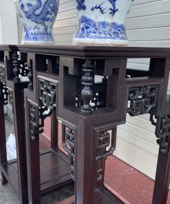 Cặp Đôn Triện Vuông Bày Đồ Lối Tàu