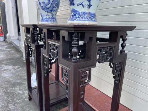 Cặp Đôn Triện Vuông Bày Đồ Lối Tàu