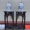 Cặp Đôn Triện Vuông Bày Đồ Lối Tàu