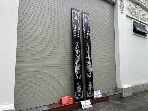 Đôi Câu Đối Khảm Trúc Mai Sum Vầy Khảm Ốc Đỏ
