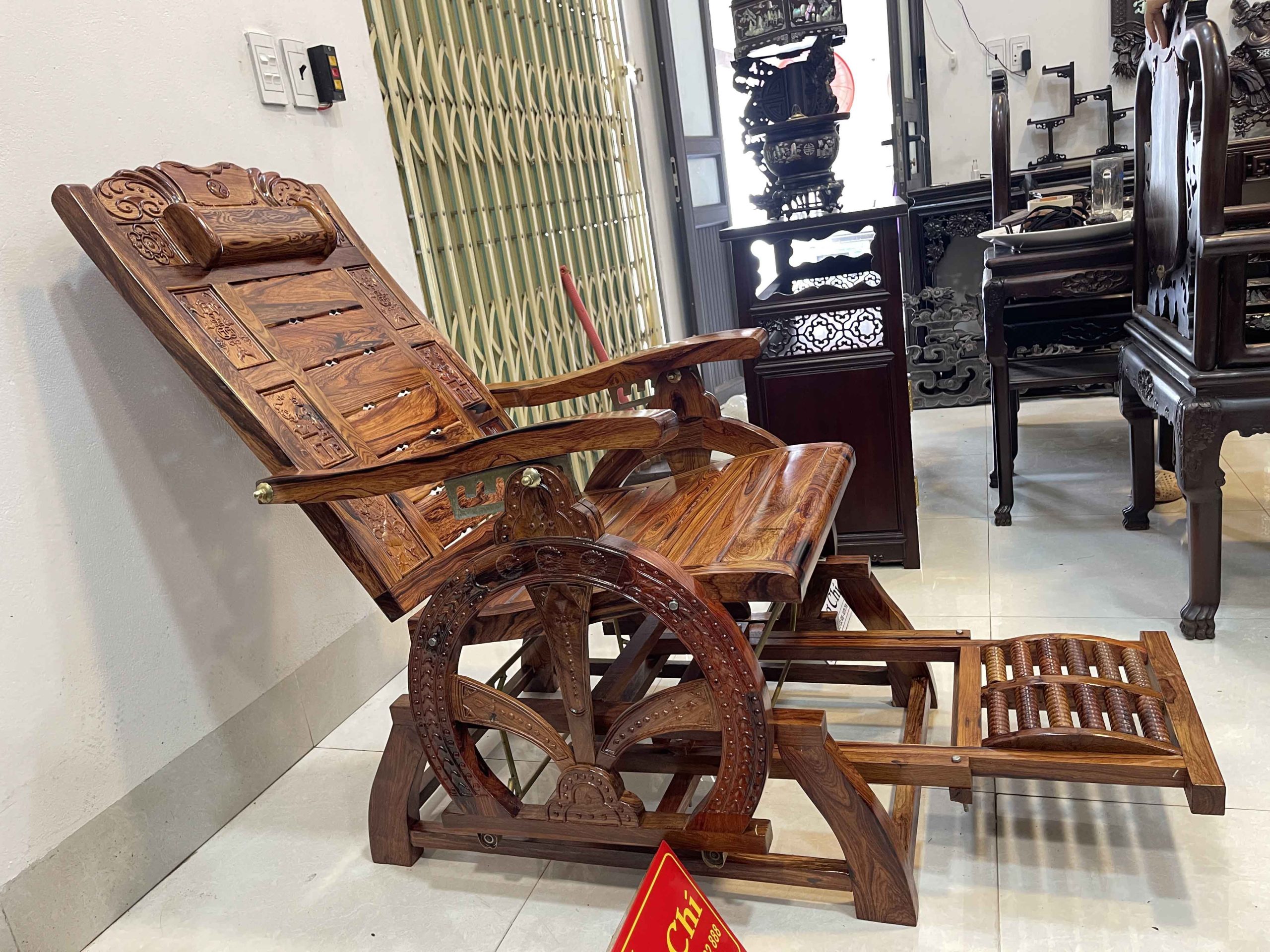 Mẫu Ghế Đung Đưa Ghế Thư Giãn Gỗ Cẩm