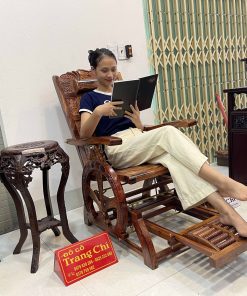 Mẫu Ghế Đung Đưa Ghế Thư Giãn Gỗ Cẩm