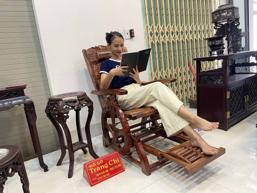 Mẫu Ghế Đung Đưa Ghế Thư Giãn Gỗ Cẩm