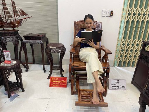 Mẫu Ghế Đung Đưa Ghế Thư Giãn Gỗ Cẩm