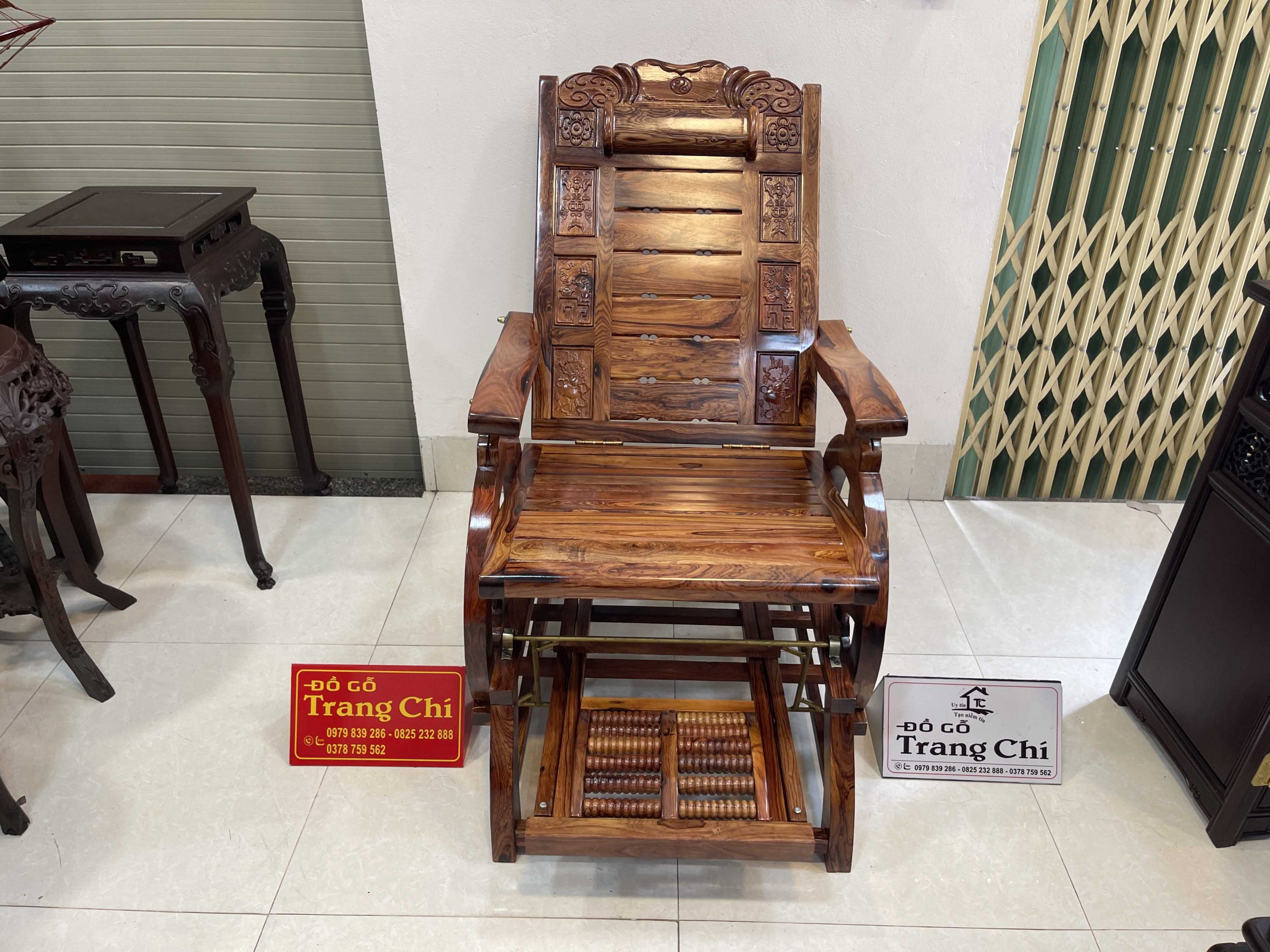 Mẫu Ghế Đung Đưa Ghế Thư Giãn Gỗ Cẩm