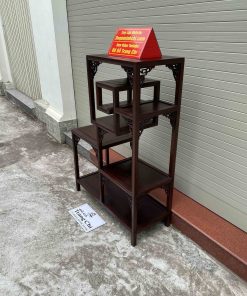 Mẫu Kệ Nhị Sơn Triện Gỗ Gụ Làm Theo Kích Thước