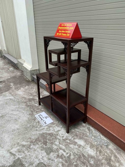 Mẫu Kệ Nhị Sơn Triện Gỗ Gụ Làm Theo Kích Thước
