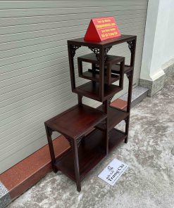 Mẫu Kệ Nhị Sơn Triện Gỗ Gụ Làm Theo Kích Thước