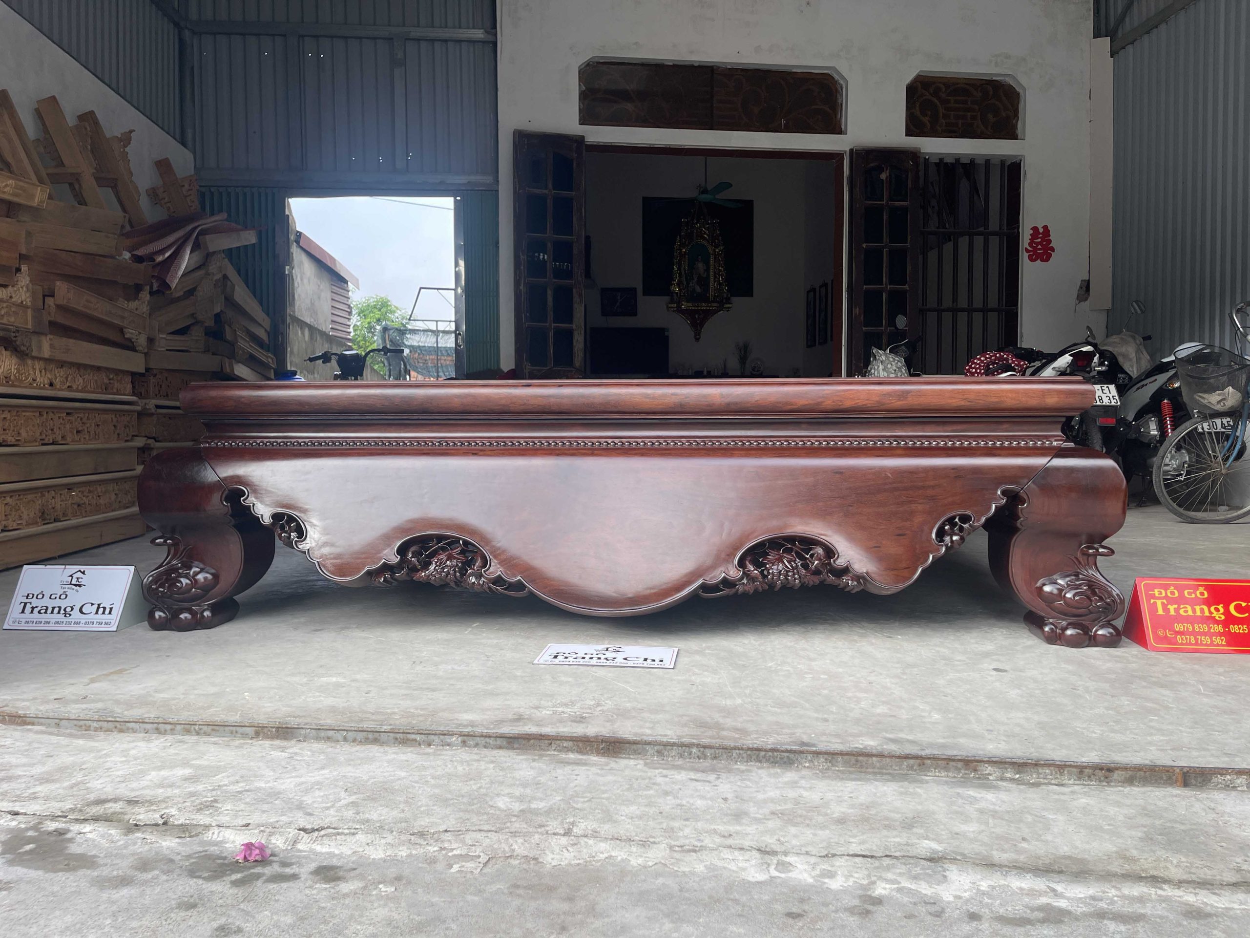 Sập Trơn Vén Hàng Đại 220 x 180 x 61