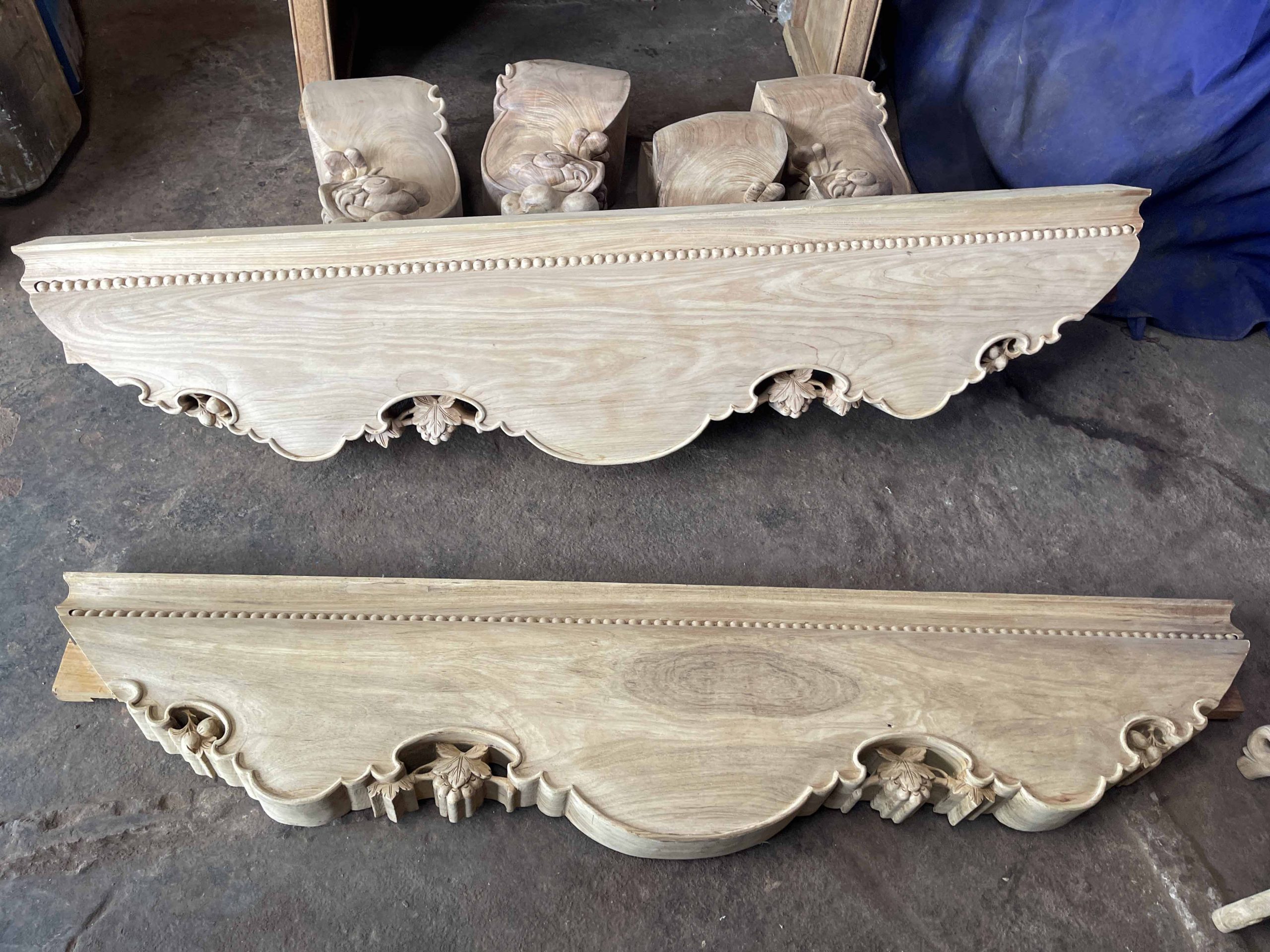 Sập Trơn Vén Hàng Đại 220 x 180 x 61