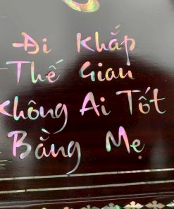 Tranh Mừng Thọ Tranh Ý Nghĩa Về Cha Mẹ Khảm Ốc Đẹp