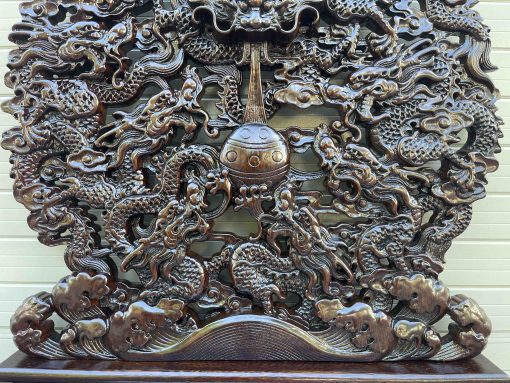 Tranh Cửu Long Tranh Châu Để Bàn