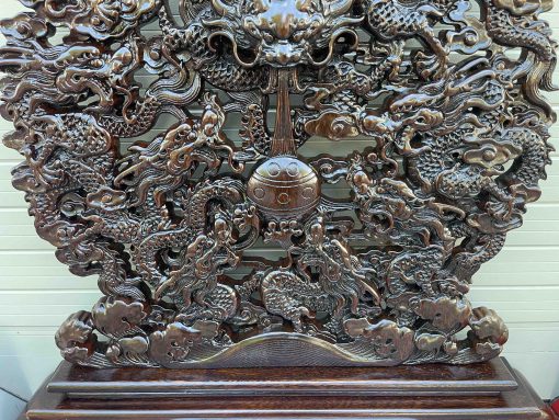 Tranh Cửu Long Tranh Châu Để Bàn