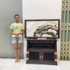 Tranh Đá Vân Tự Nhiên Khung Gỗ