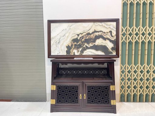 Tranh Đá Vân Tự Nhiên Khung Gỗ