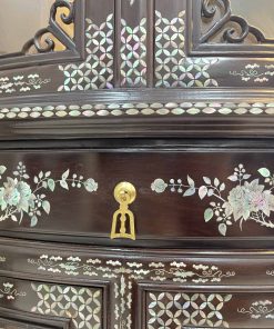 Tủ Góc 60 Bày Đồ Khảm Cẩn Ốc