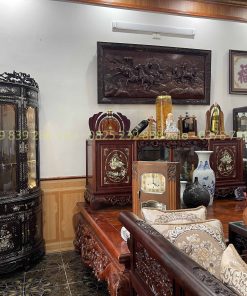 Tủ Góc 60 Bày Đồ Khảm Cẩn Ốc