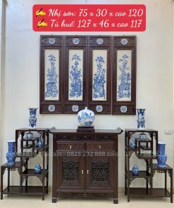 Bộ Tủ Kệ Bày Đồ Đựng Đồ Lối Huế