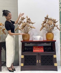 Cặp Bình Sen 21 Cành Thơm Nức