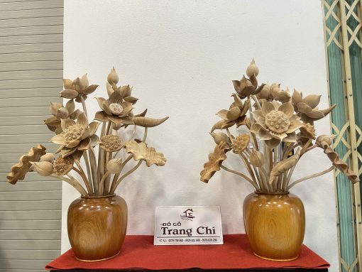 Cặp Bình Sen 21 Cành Thơm Nức