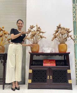 Cặp Bình Sen 21 Cành Thơm Nức