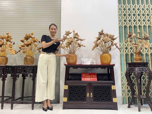 Cặp Bình Sen 21 Cành Thơm Nức