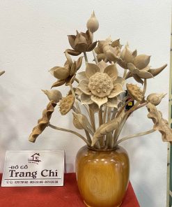 Cặp Bình Sen 21 Cành Thơm Nức