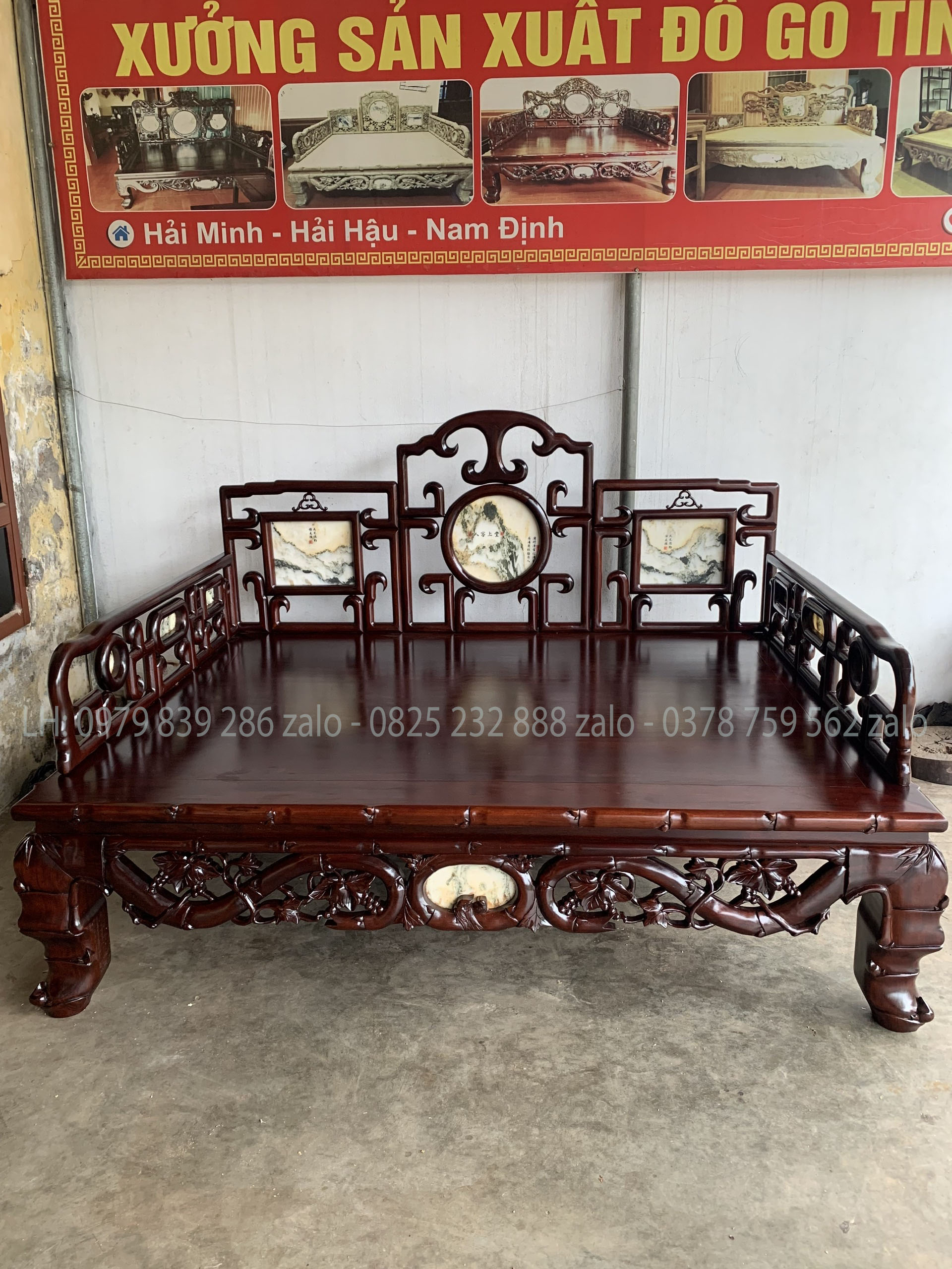 Mẫu Sập 3 Thành Móc Trúc
