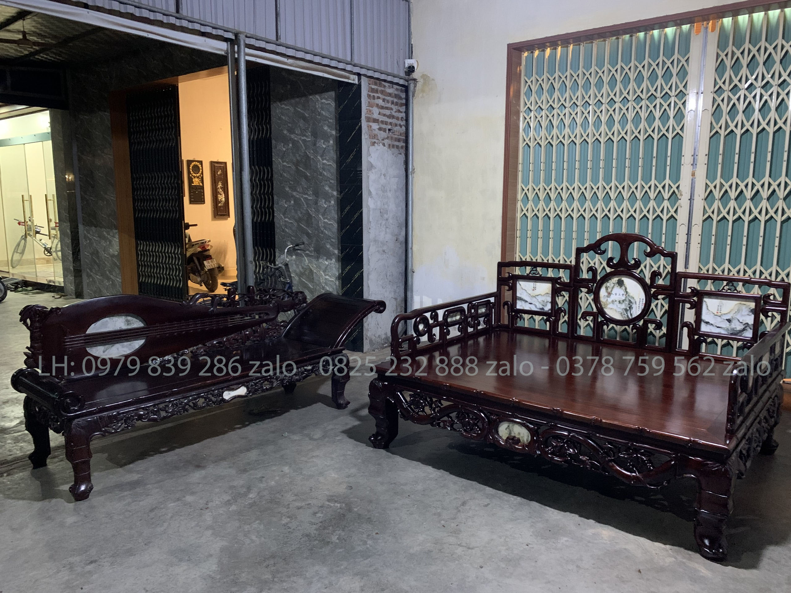 Mẫu Sập 3 Thành Móc Trúc