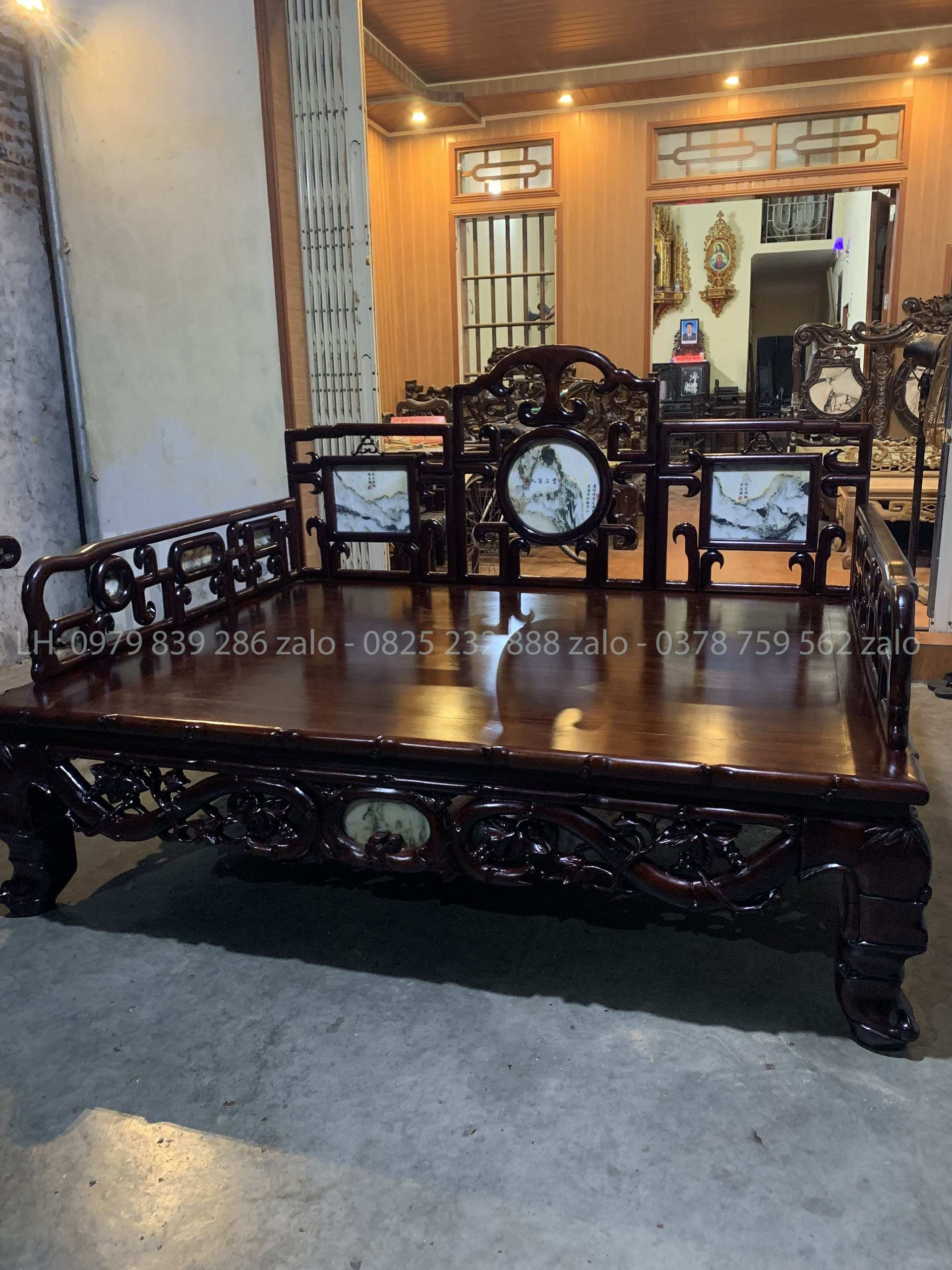 Mẫu Sập 3 Thành Móc Trúc