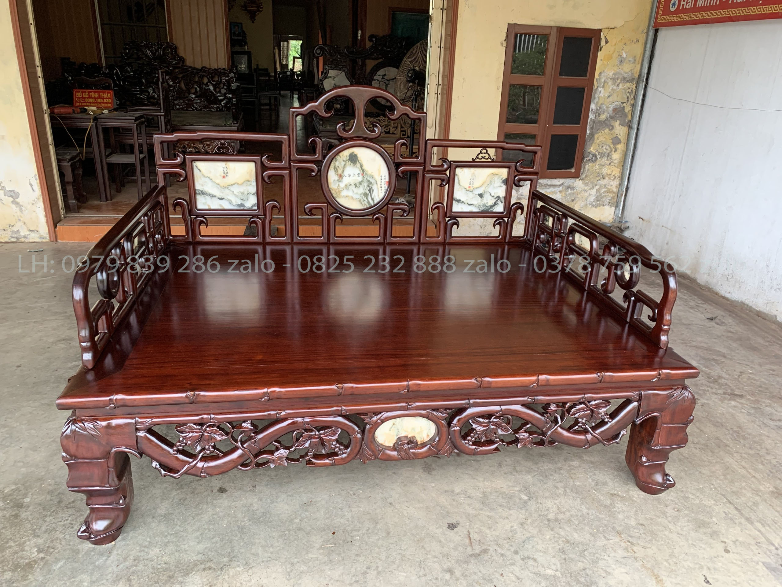 Mẫu Sập 3 Thành Móc Trúc