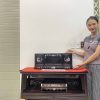 Mẫu Tủ Chè Mini Cánh Cong Khảm Tích