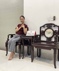 Bộ Bàn Trà 3 Món Gỗ Lim Ta